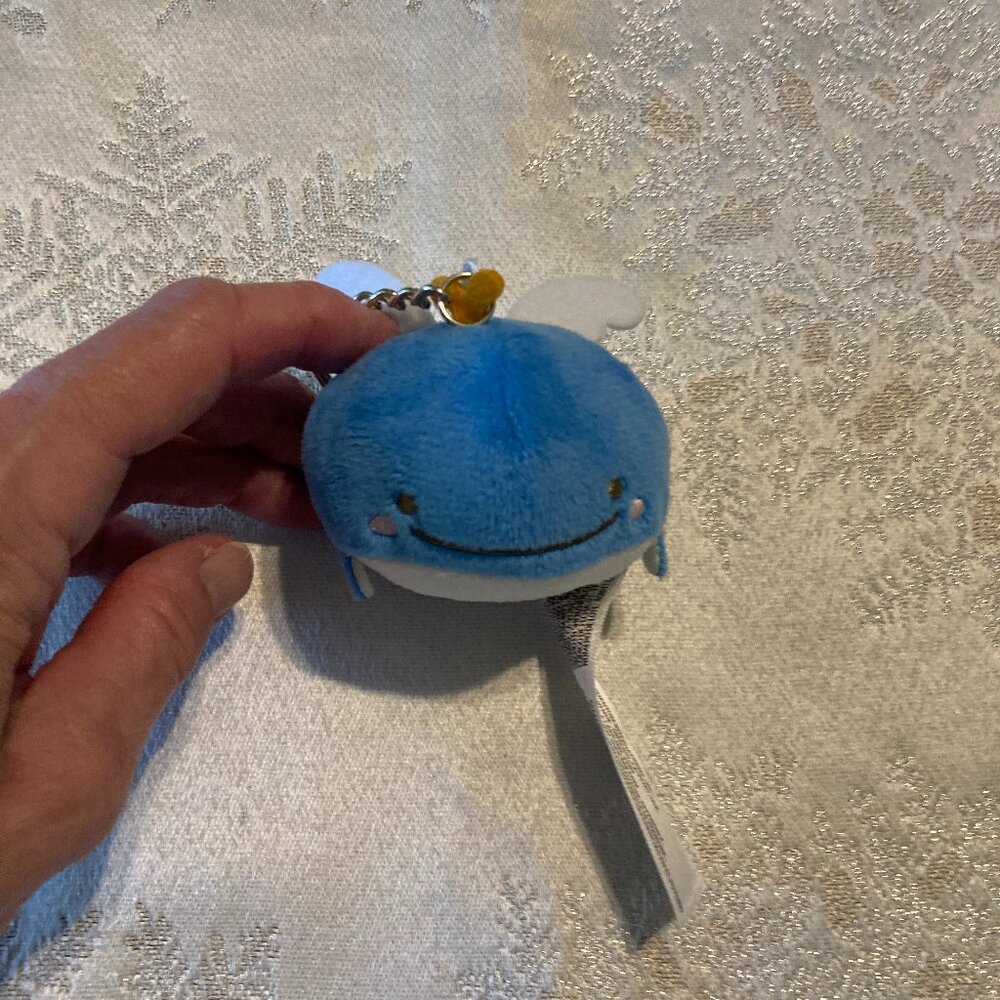 Jinbesan Kokujira Mochi San-x Plush Keychain from Blind Box - Picture 2 of 8